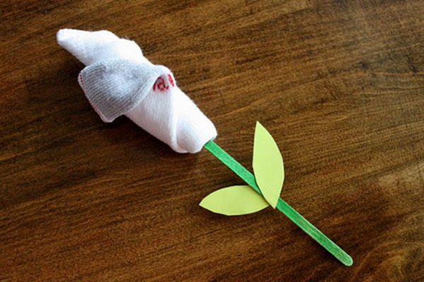 男性のための靴下の花束を作る方法