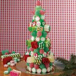 お菓子のクリスマスツリー