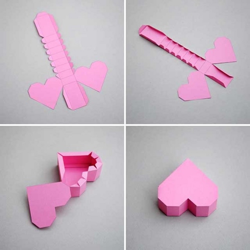 心臓の形の箱を作る方法