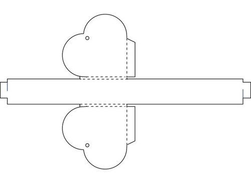 心臓の形の箱を作る方法