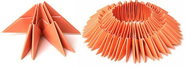 モジュラー折り紙の作り方