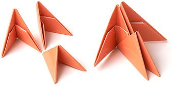 モジュラー折り紙の作り方