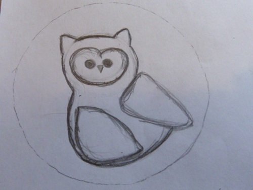 ブローチのフクロウのフクロウ