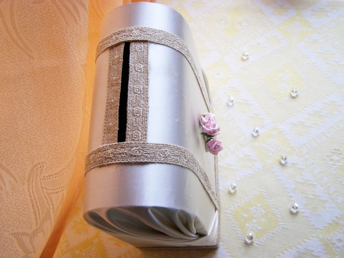 あなた自身の手で結婚式のお金のためのギフトボックス