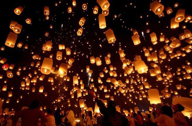 自分の手で天の懐中電灯