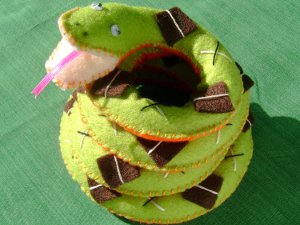 新年のおもちゃからのフェルト