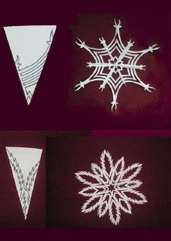 2017年の新年のための美しい雪片 - 紙と写真を段階的に描いています。折り紙技術の大きな雪片の子供のためのマスタークラス 2017年の新年のための美しい雪片 - 紙と写真を段階的に描いています。折り紙技術の大きな雪片の子供のためのマスタークラス