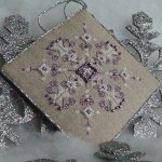 新年の刺繍：雪片