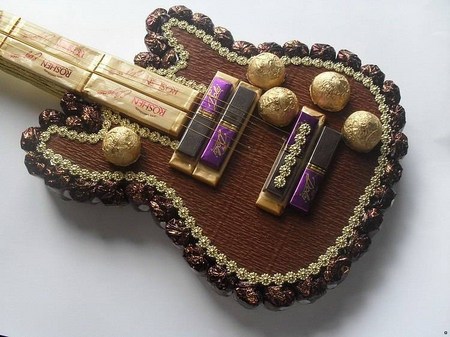 チョコレートからの贈り物、写真付きで最高のアイデア