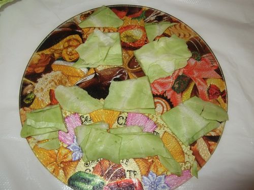 自家製野菜からの工作