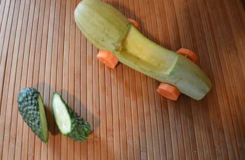 自家製野菜からの工作