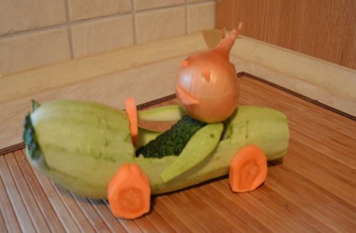 自家製野菜からの工作