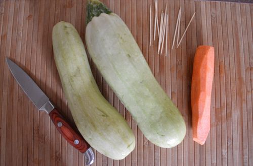 自家製野菜からの工作 自家製野菜からの工作
