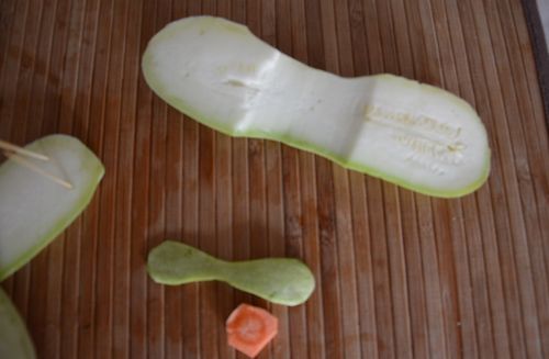 自家製野菜からの工作