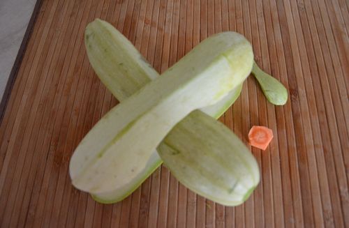 自家製野菜からの工作