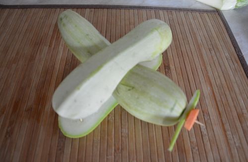 自家製野菜からの工作