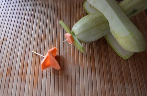 自家製野菜からの工作