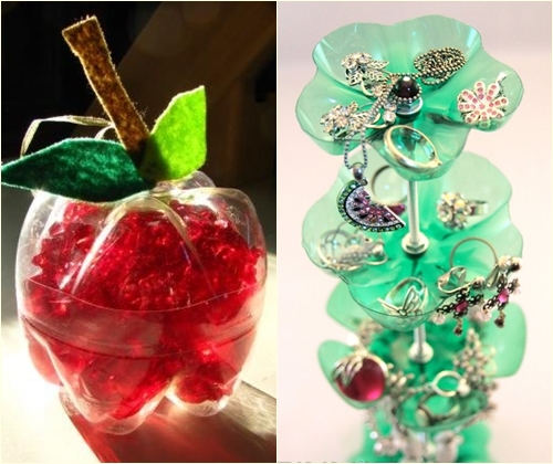ペットボトルからの工芸品