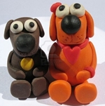 自分の手で子供たちのためのplasticineからの工芸品