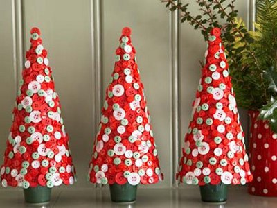 新年のボタンから工芸品 新年のボタンから工芸品