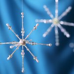 ビーズからの雪片
