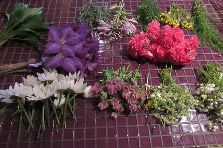 自分の手で結婚式の花束