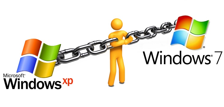 Windows 7とWindows XPの間でネットワークを構成する方法