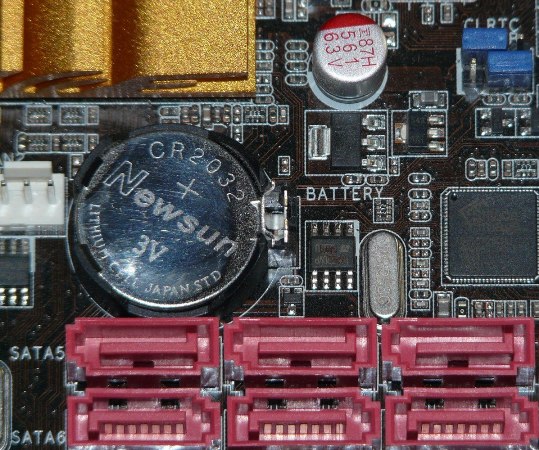 コンピュータのバッテリー