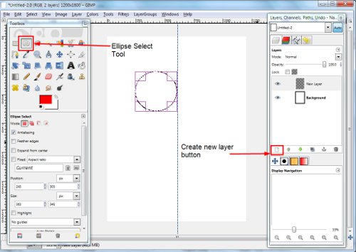 自分の手でバレンタインデー：GIMPで心を描く