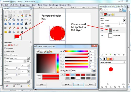 自分の手でバレンタインデー：GIMPで心を描く