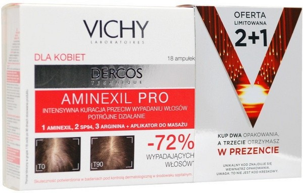 Dercos AMINEXIL SP94 MEN 12アンプルの脱毛対策