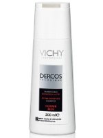 Vichy Dercosシャンプー。毛の密度を高めます。男性のために。