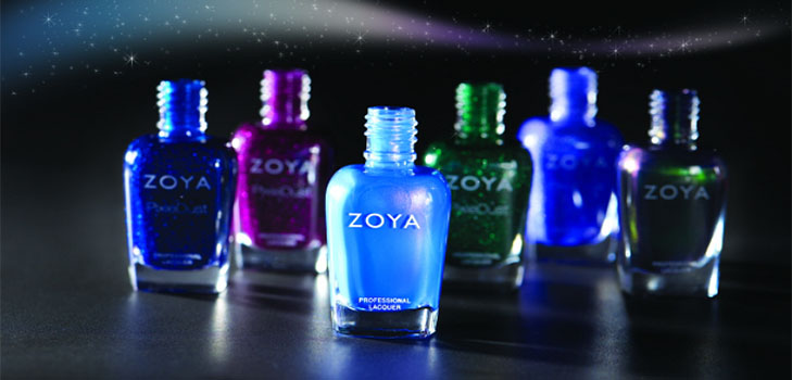 Zoya Enchanted 2016-2017のワニスのお祝いのコレクションの宝石のキラキラ