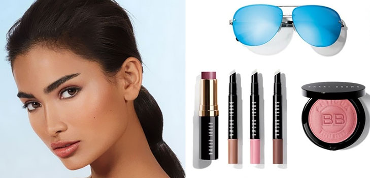 5分間の自然なメイク：美容製品Bobbi Brown