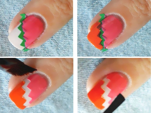 5分でマニキュア：3つのシンプルなネイルデザイン