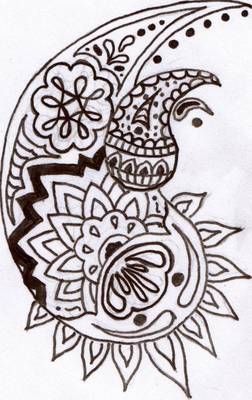 Mehendi、自宅で