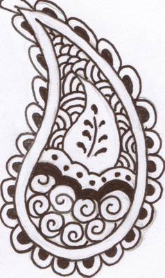 Mehendi、自宅で