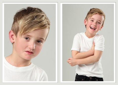 ファッショナブルな子供のヘアカット2014、写真