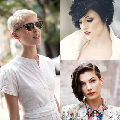 ファッショナブルな短いヘアスタイルの春 - 夏2013