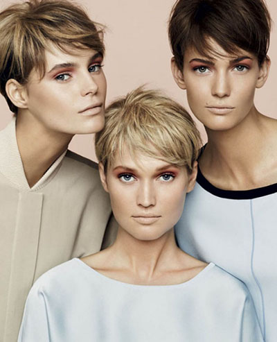 短い髪のための2015年のスタイリッシュなヘアカット