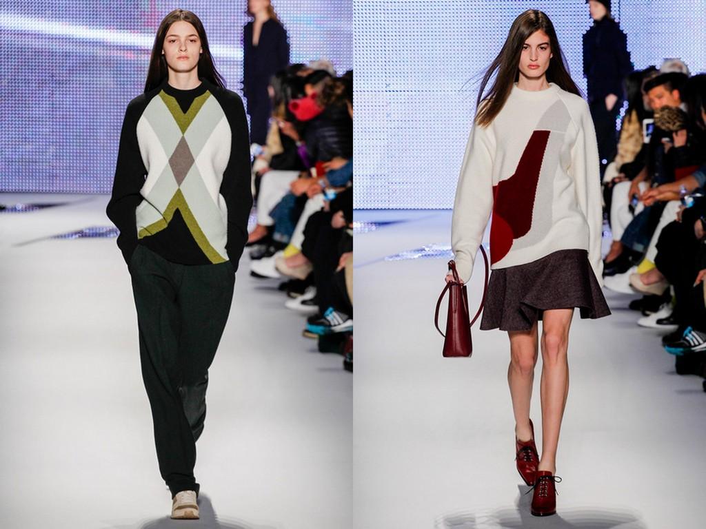 ファッショナブルな女性のセーター秋の冬2015-2016：2015年の最もファッショナブルなニットセーターの写真
