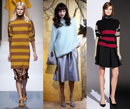 ファッショナブルな女性のセーター秋の冬2015-2016：2015年の最もファッショナブルなニットセーターの写真