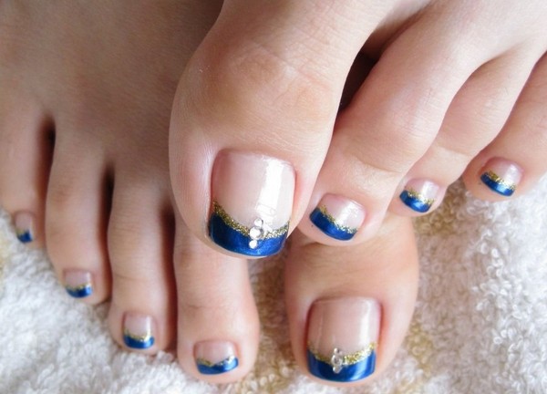 Fashional Nail Design on the Leg  - 写真やビデオ撮影