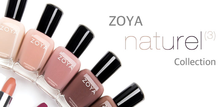 Zoyaによるパステルマニキュア：ワニスのコレクションNaturel 3 Spring 2017