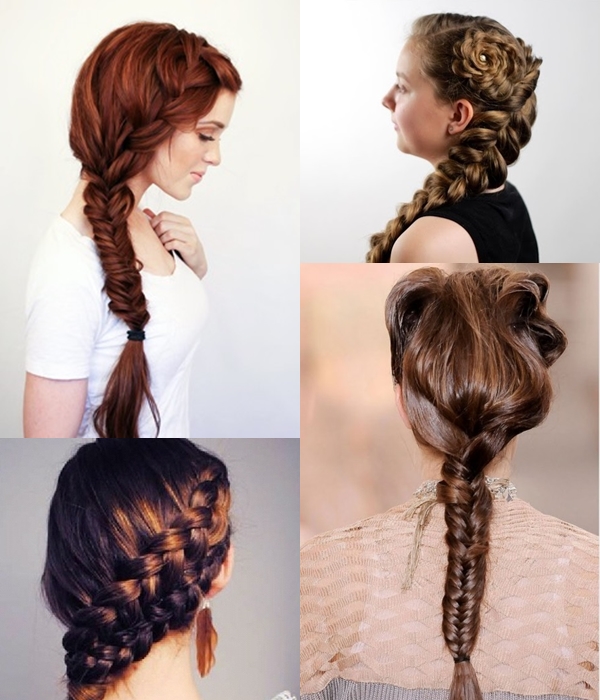 家の長い髪のためのヘアスタイル