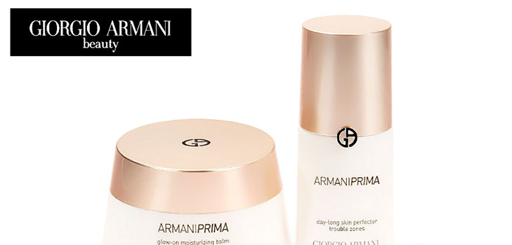 パーフェクション：スキンケア用新製品Armani Prima