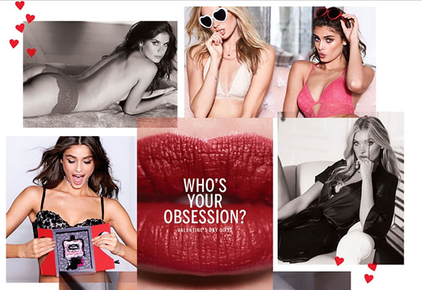最も美しいもの：Victoria's Secret Valentine's 2017 lingerie collection