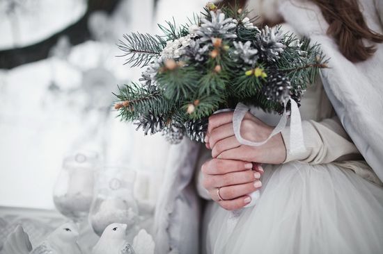 冬の結婚式の写真撮影のアイデア