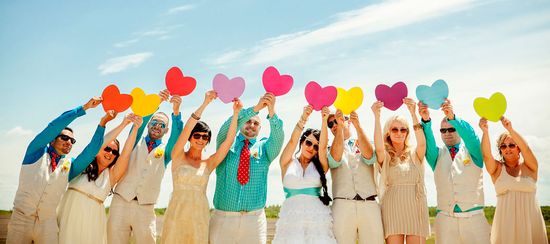 夏の結婚式の写真撮影のアイデア