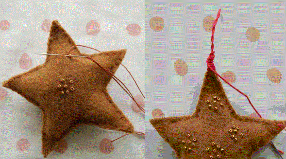 新年の星を作る方法 自分の手で新年の星